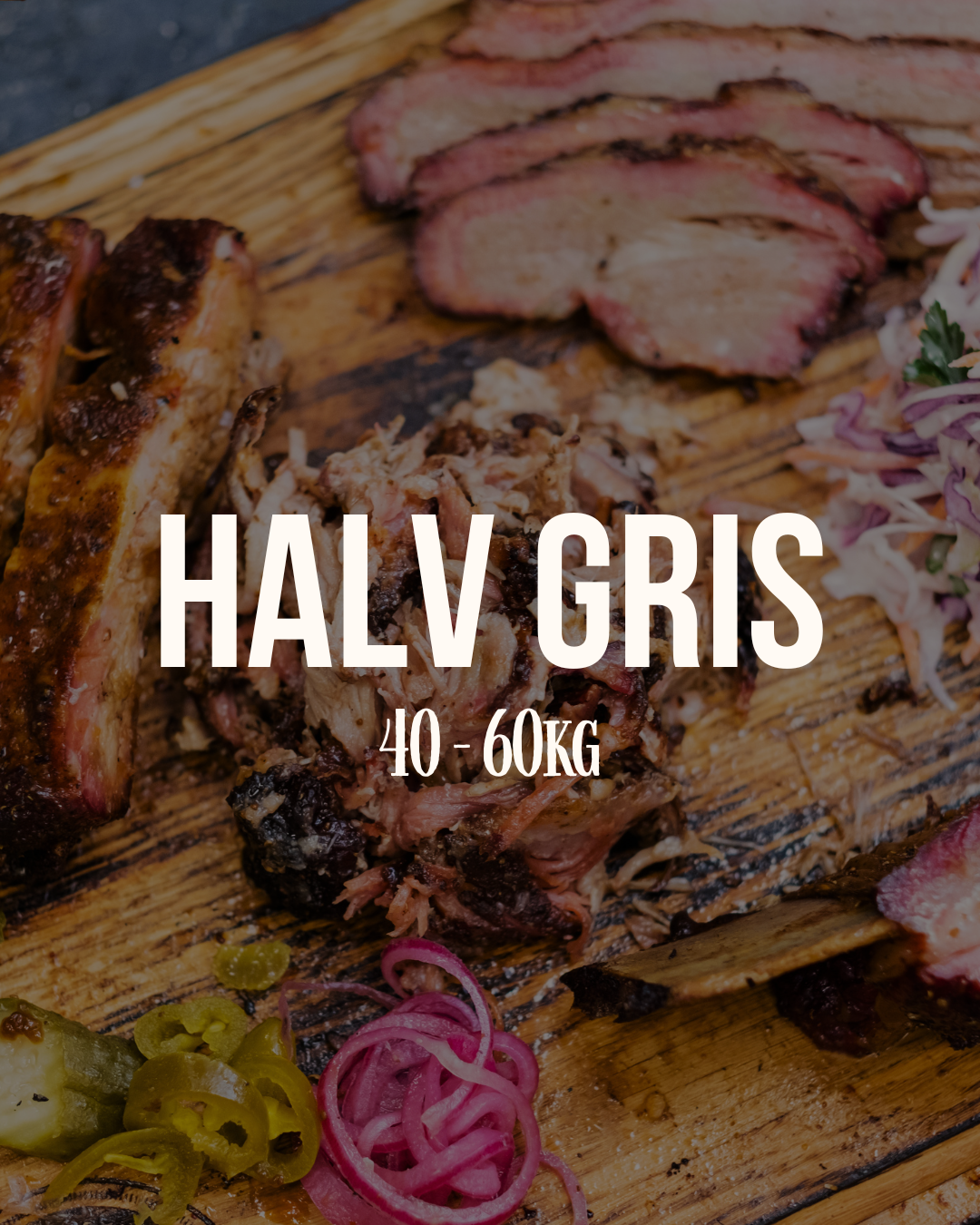 Storpack halv gris 40 - 50kg