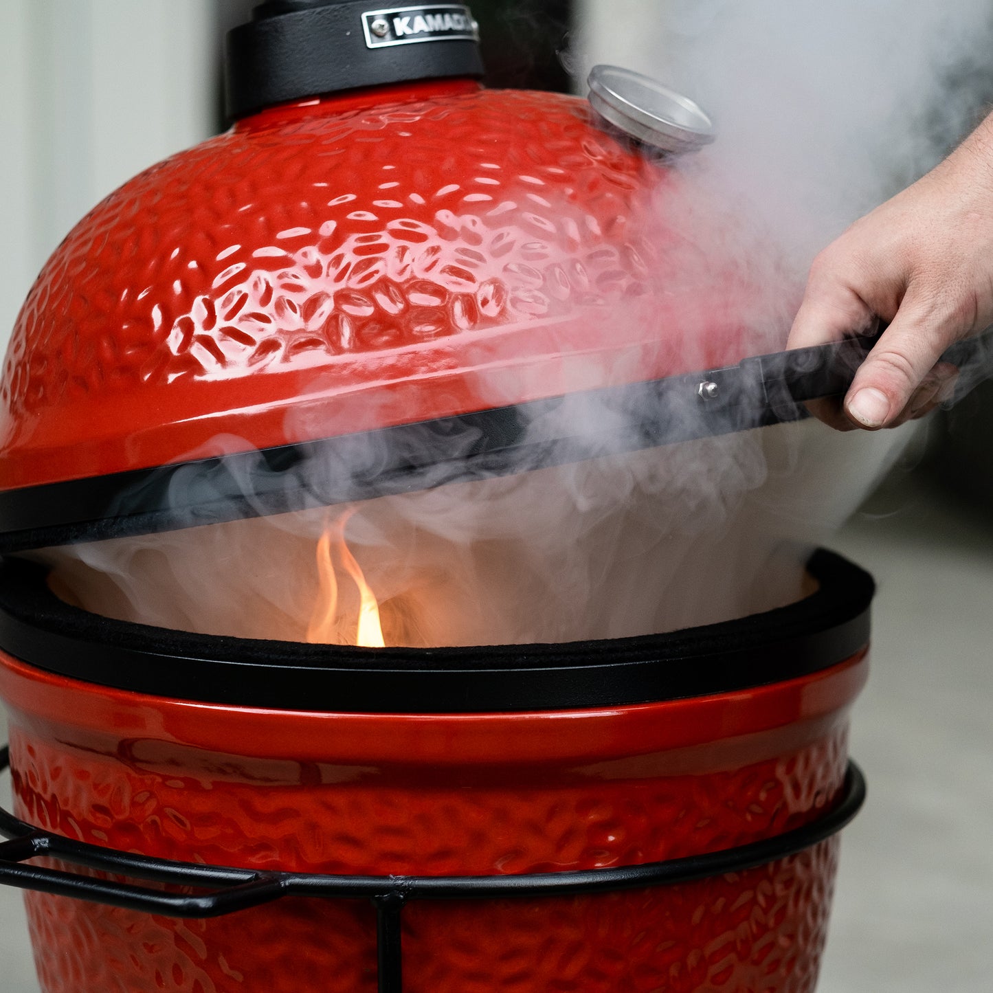 Kamado Joe jr with cart