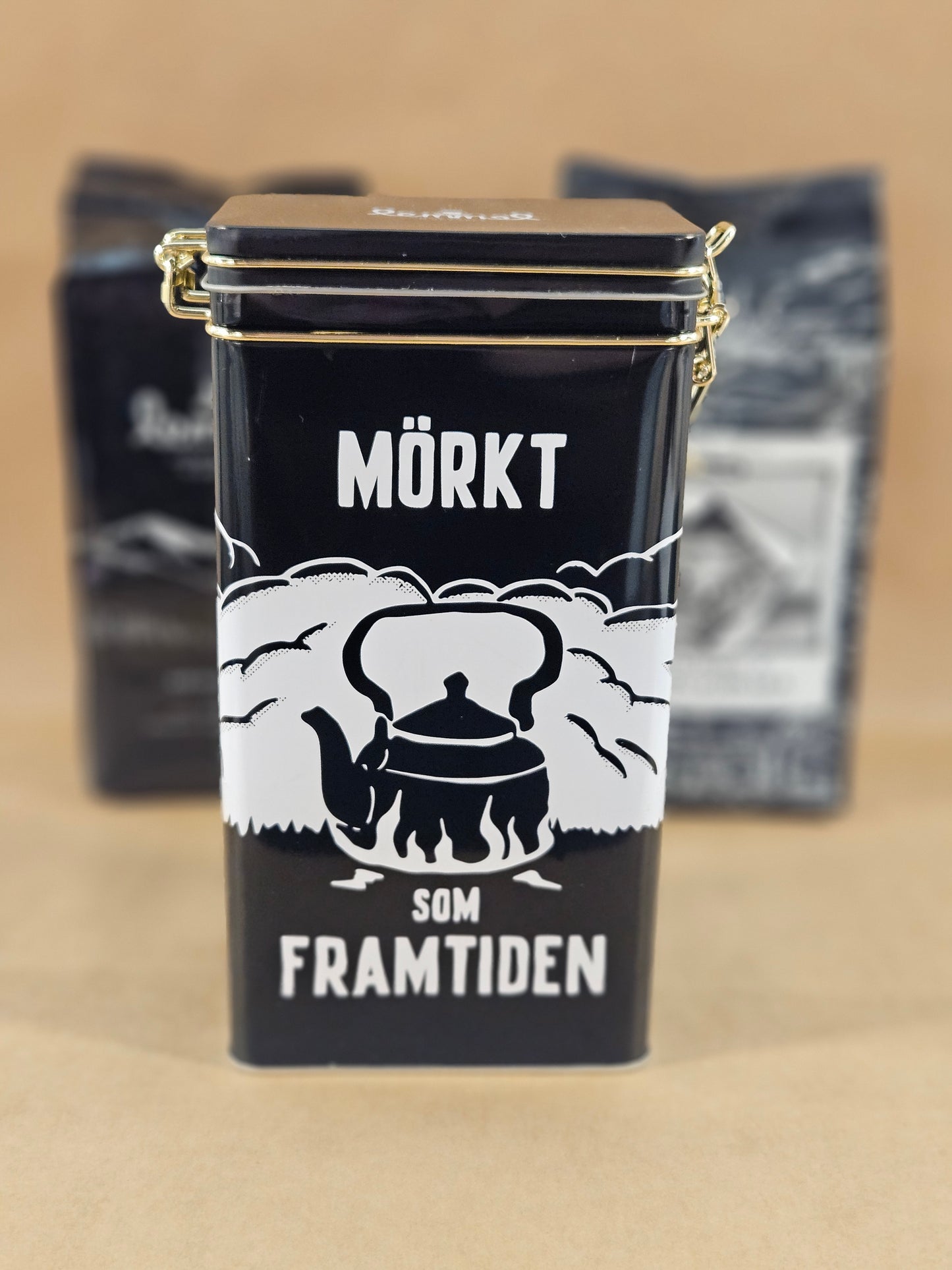 Mörkt Som Framtiden Kaffeburk