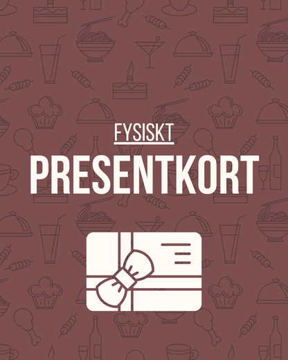 Presentkort fysiskt