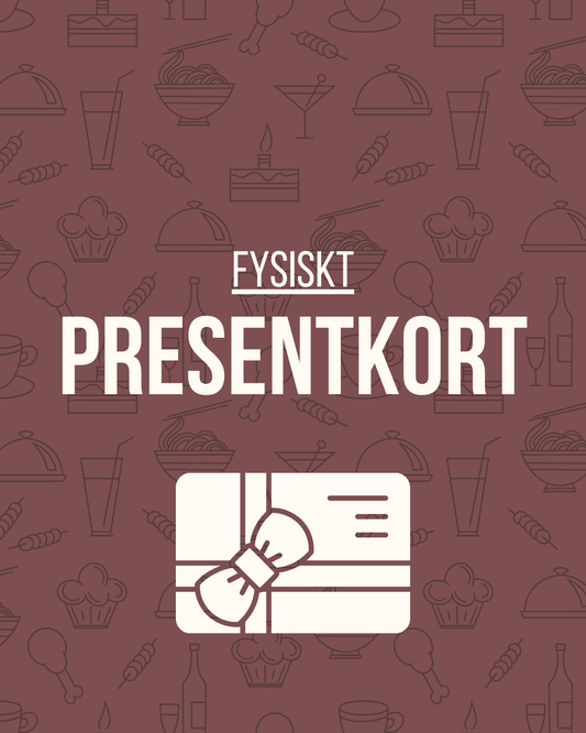 Presentkort fysiskt